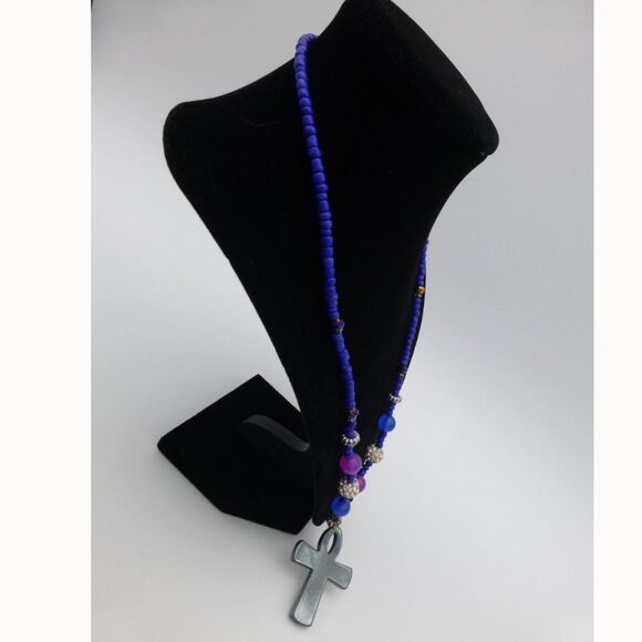 Ankh Beaded Necklace - Picture 6 of 6
